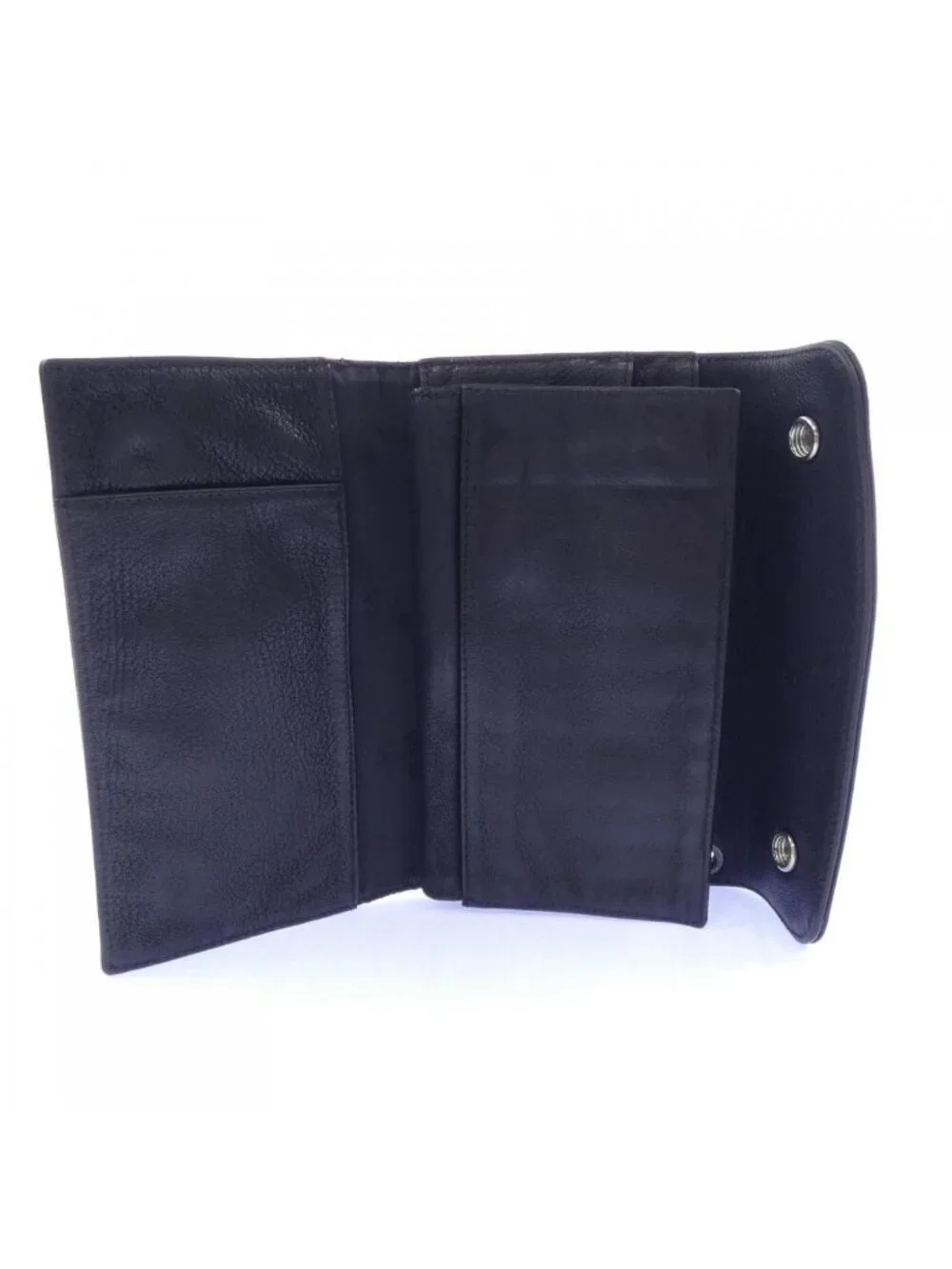 Chrome Hearts Wave Cross Btn Button 304 Wallet